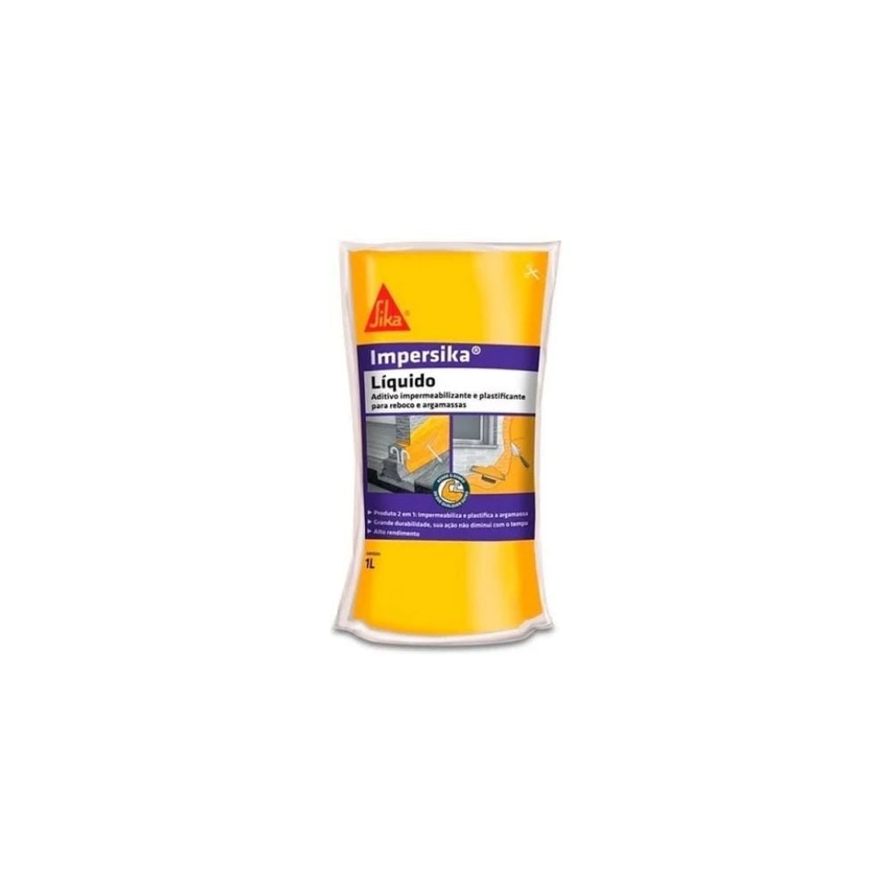 Impermeabilizante Argamassa Sika Impersika Branco 1L | 474099 - imagem 1