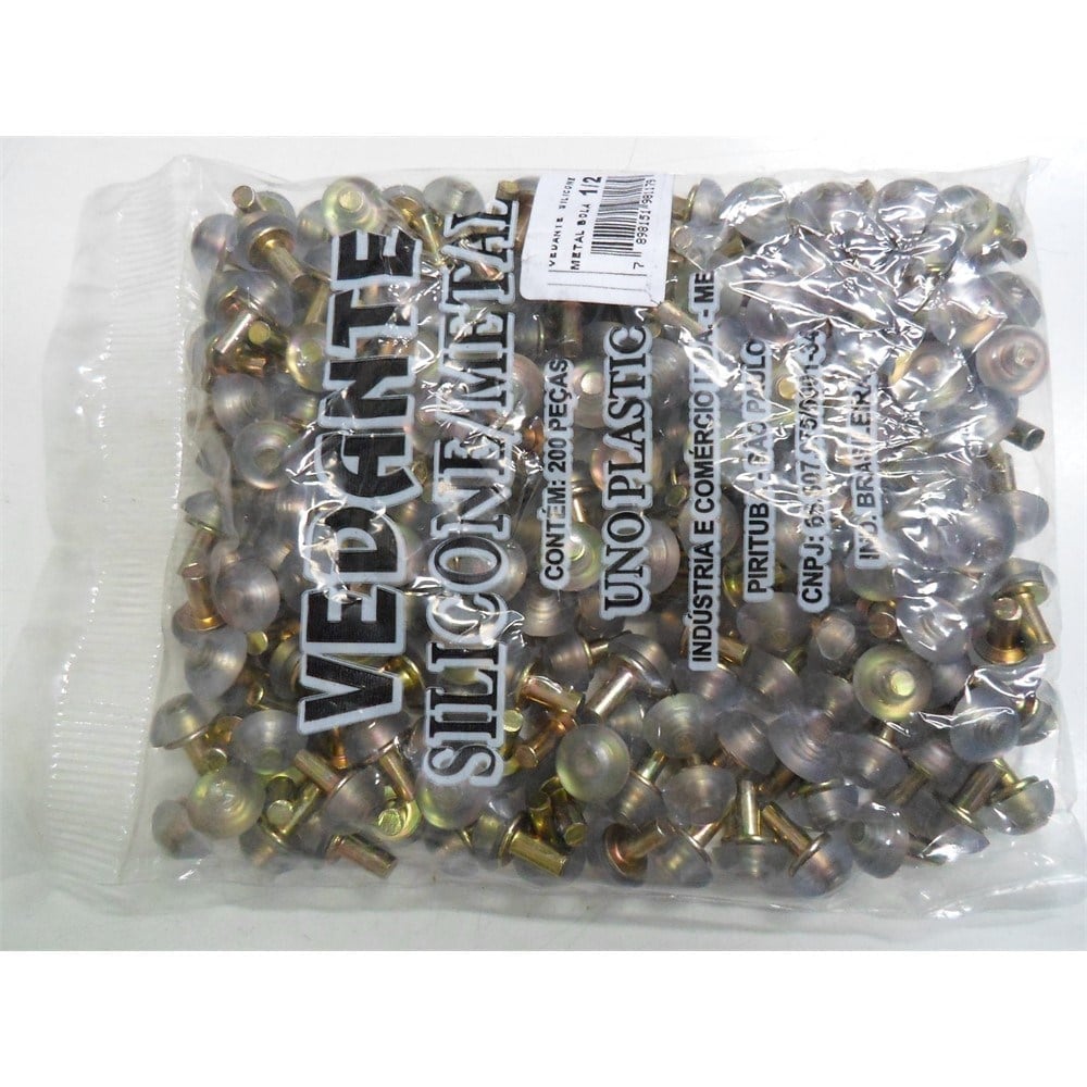 Vedante Metal+Silicone 1/2"UNOPLASTIC Bola 200PECAS 117