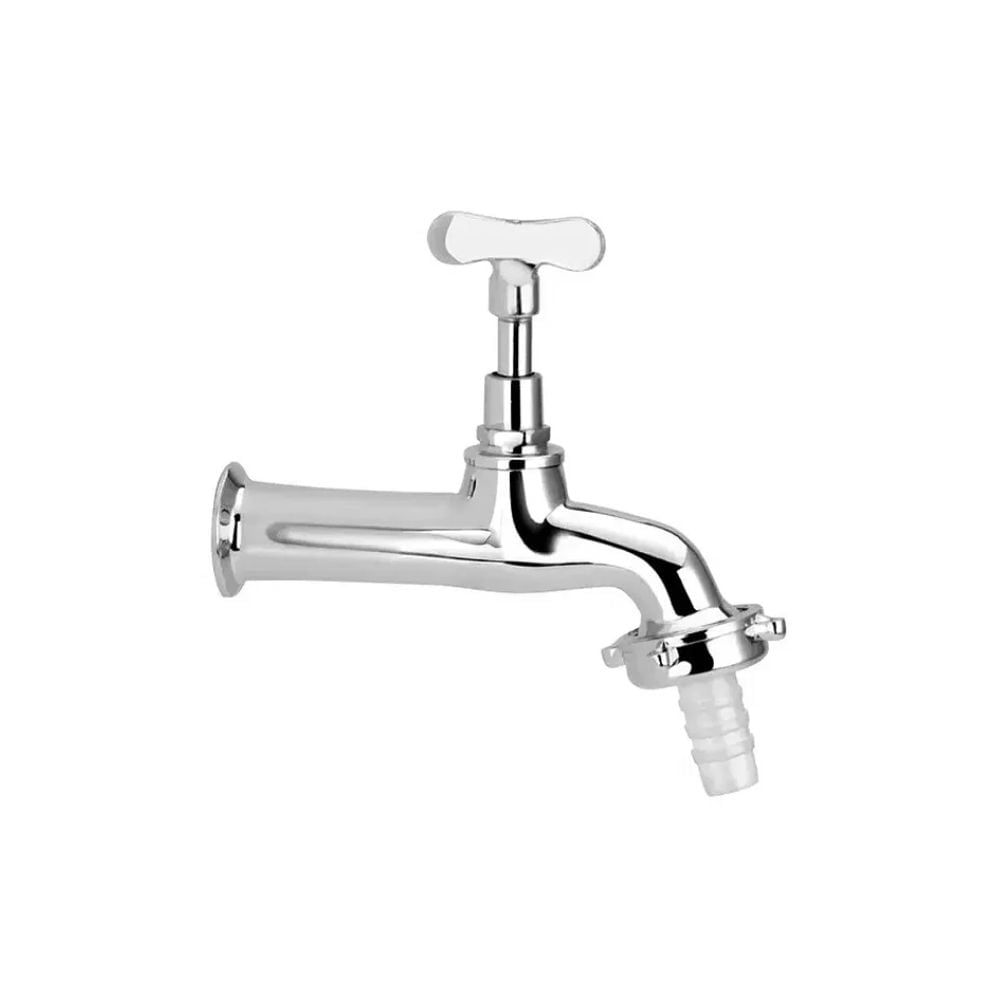 Torneira Metal Jardim Marte Longa 1130 1/2 E 3/4 Cromada 10408
