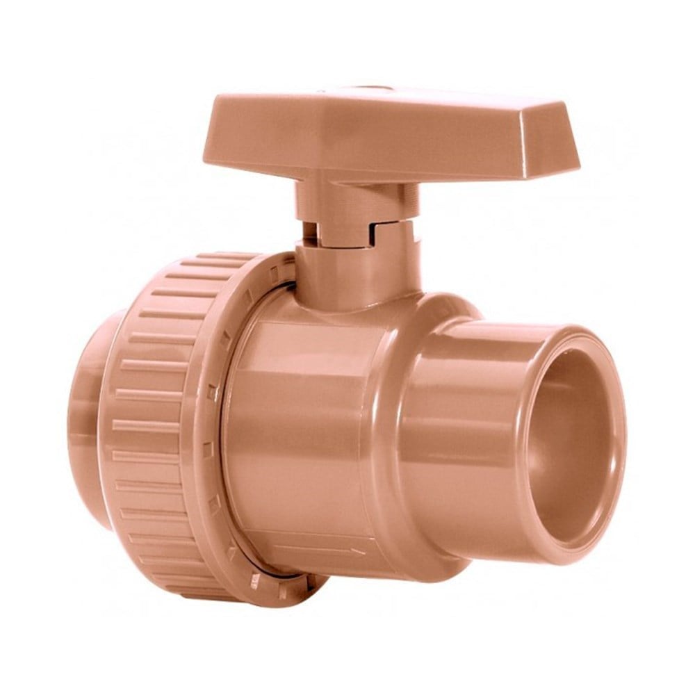 Registro Esfera PVC Amanco 25mm Liso Liso 10444/11793