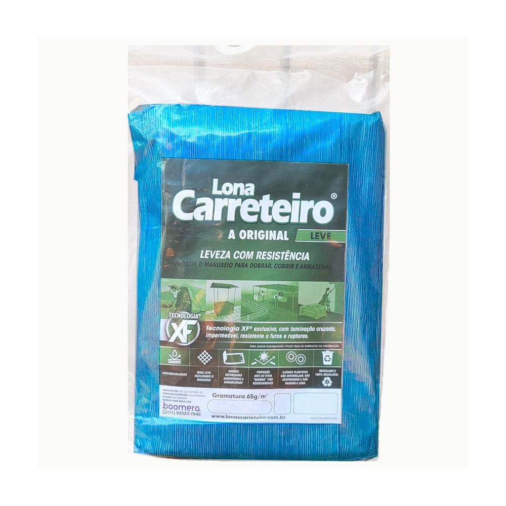 LONA CARRETEIRO ITAP/BOOMERA AZUL 5 X 5M 65MIC 9000233.PA