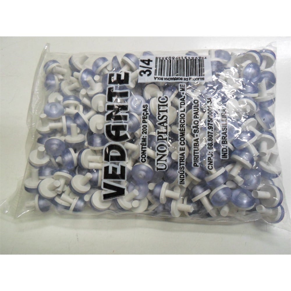 Vedante Pvc+Silicone 3/4"UNOPLASTIC Bola 200PECAS 35