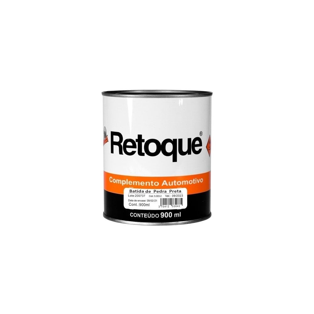 Bate Pedra Retoque Preta 900ML
